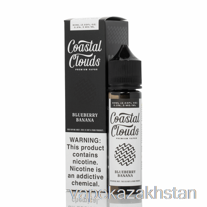 Vape Smoke Blueberry Banana - Coastal Clouds Co. - 60mL 3mg